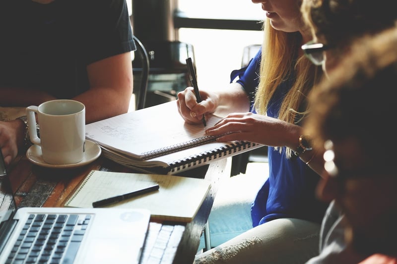 Business colleagues in a meeting